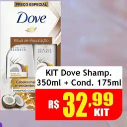 Supermercado Kibe kit dove shamp. oferta