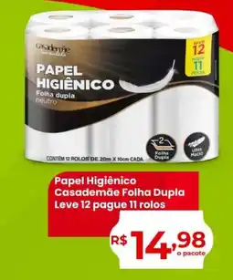 Ultrabox Papel Higiênico Casademãe Folha Dupla oferta