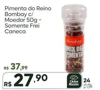 Pimenta do reino bombay c/ moedor