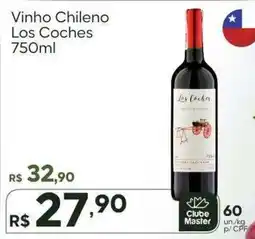 Master Supermercados Vinho chileno los coches oferta