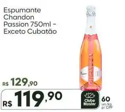 Master Supermercados Espumante chandon passion oferta