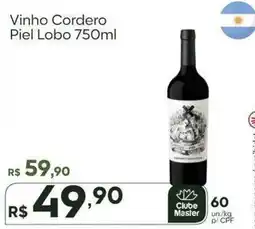 Master Supermercados Vinho Cordero Piel Lobo oferta