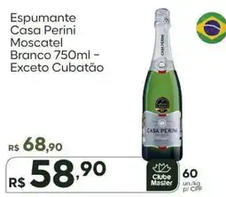 Master Supermercados Espumante Casa Perini Moscatel Branco oferta