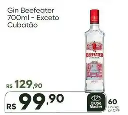 Master Supermercados Gin Beefeater oferta