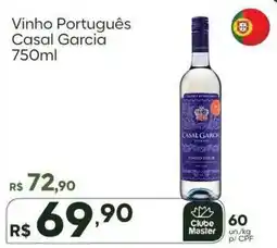 Master Supermercados Vinho Português Casal Garcia oferta