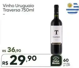 Master Supermercados Vinho Uruguaio Traversa oferta