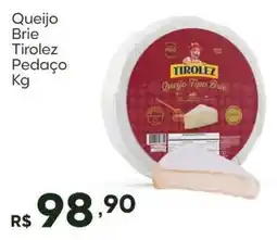 Master Supermercados Queijo brie tirolez pedaço oferta
