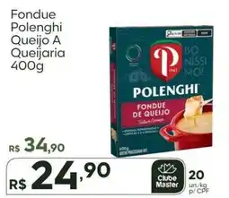 Master Supermercados Fondue Polenghi Queijo A Queijaria oferta