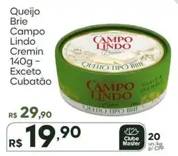Master Supermercados Queijo brie campo lindo cremin oferta