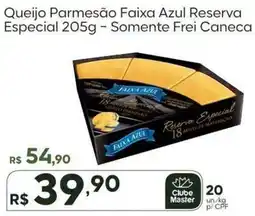 Master Supermercados Queijo Parmesão Faixa Azul Reserva Especial oferta