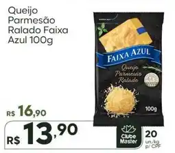 Master Supermercados Queijo Parmesão Ralado Faixa Azul oferta