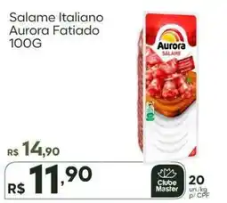 Master Supermercados Salame italiano aurora fatiado oferta