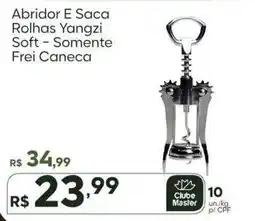 Master Supermercados Abridor E Saca Rolhas Yangzi Soft - Somente Frei Caneca oferta