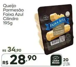 Master Supermercados Queijo Parmesão Faixa Azul Cilindro oferta