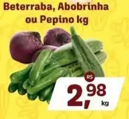 Sj Supermercados Beterraba, Abobrinha ou Pepino oferta