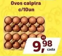 Sj Supermercados Ovos caipira c/10un oferta