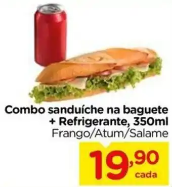 Carrefour Combo sanduíche na baguete oferta