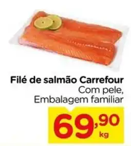 Carrefour Filé de salmão Carrefour oferta