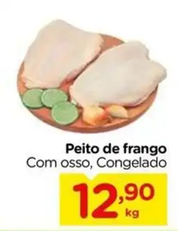 Carrefour Peito de frango com osso, congelado oferta
