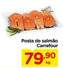 Carrefour Posta de salmão Carrefour oferta