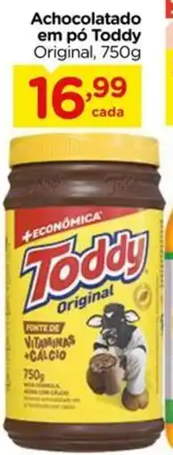 Carrefour Achocolatado em pó Toddy Original, oferta