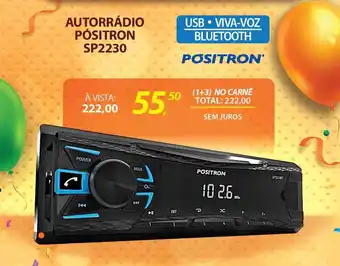 Lojas Cem Autorrádio pósitron sp2230 oferta