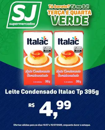 Sj Supermercados Leite Condensado Italac Tp oferta