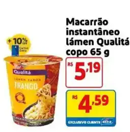 Mercado Extra Macarrão instantâneo lámen Qualitá copo oferta