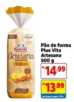 Mercado Extra Pão de forma Plus Vita Artesano oferta