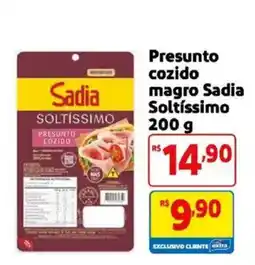 Mercado Extra Presunto cozido magro Sadia Soltíssimo oferta