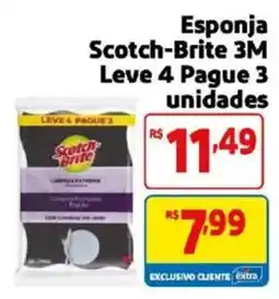 Mercado Extra Esponja scotch-brite 3m oferta