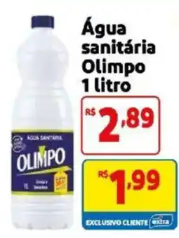 Mercado Extra Água sanitária Olimpo oferta