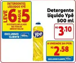 Mercado Extra Detergente líquido ypê oferta