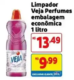 Mercado Extra Limpador Veja Perfumes embalagem econômica oferta