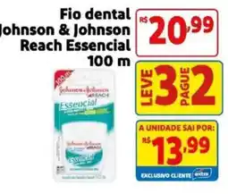Mercado Extra Fio dental Johnson & Johnson Reach Essencial oferta