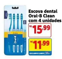 Mercado Extra Escova dental Oral-B Clean oferta