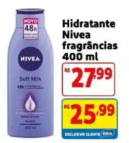 Mercado Extra Hidratante nivea fragrâncias oferta