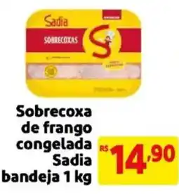 Mercado Extra Sobrecoxa de frango congelada Sadia oferta