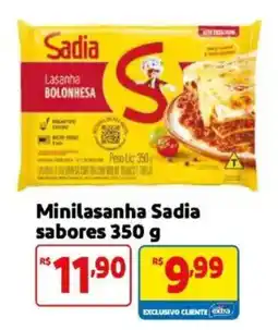 Mercado Extra Minilasanha Sadia sabores oferta