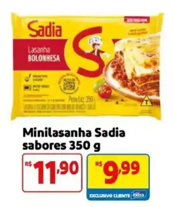 Mercado Extra Minilasanha Sadia sabores oferta