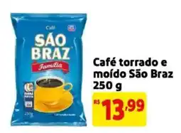 Mercado Extra Café torrado e moído São Braz oferta