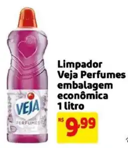 Mercado Extra Limpador Veja Perfumes embalagem econômica oferta