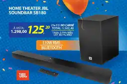 Lojas Cem Home theater jbl soundbar sb180 oferta