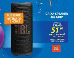 Lojas Cem Caixa speaker jbl grip oferta
