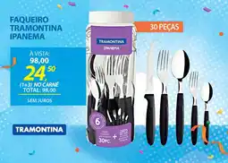 Lojas Cem Faqueiro tramontina ipanema oferta