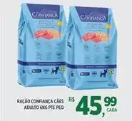 DB Supermercados Confiança - ração confianca caes adulto 6kg pte peq oferta