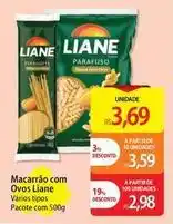 Atacadão Liane - macarrão com ovos oferta