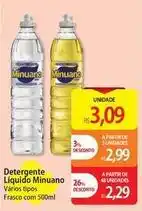 Atacadão Minuano - detergente líquido oferta