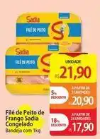 Atacadão Sadia - filé de peito de frango congelado oferta
