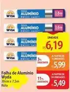 Atacadão Wyda - folha de aluminio oferta
